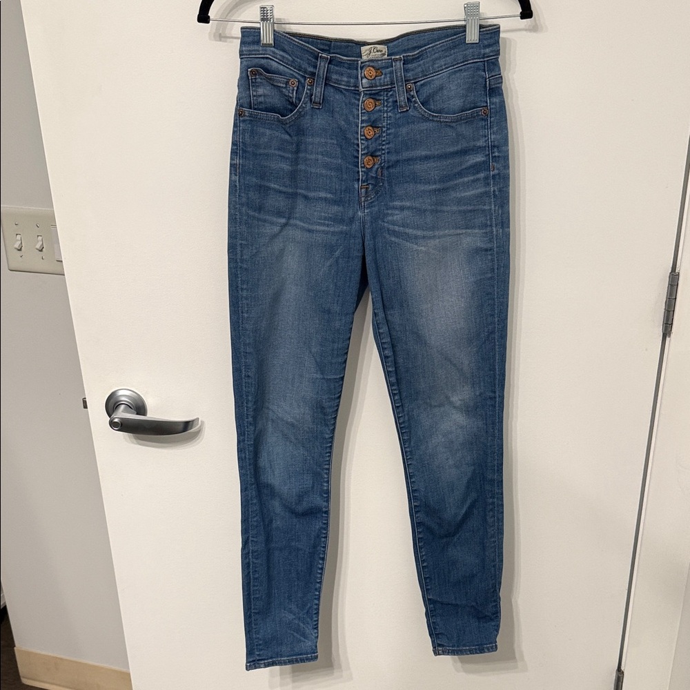 J. Crew High Rise Blue Jeans